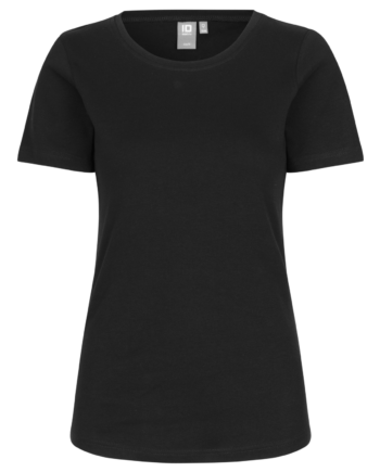 Id Interlock Dame  -shirt Sort