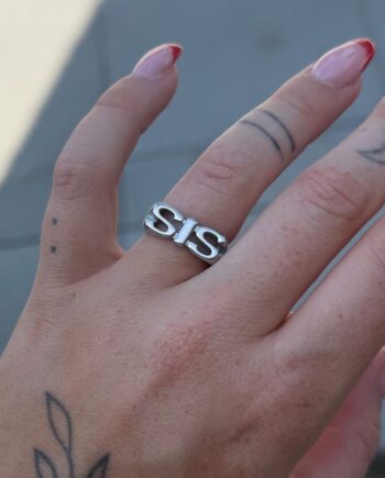 Ikke Aktiver  Smykkeli Copenhagen Ring Sis Silver Colour