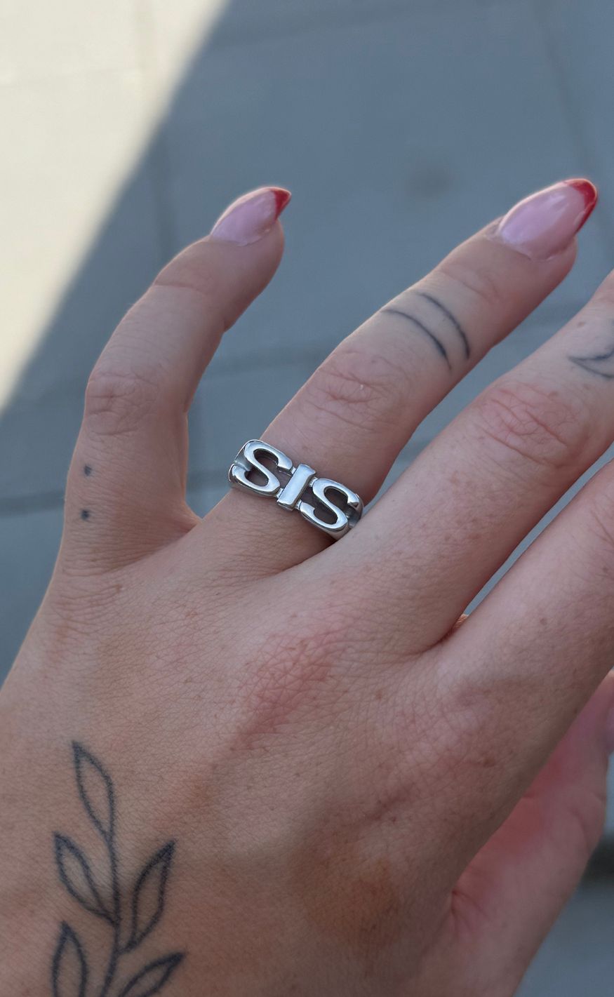 Ikke Aktiver  Smykkeli Copenhagen Ring Sis Silver Colour