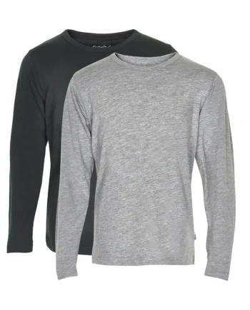 Langærmede  -shirts   -pak  Grå 193   116