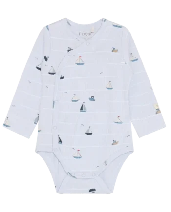 Langærmet Wrap Rib Body Arctic Ice 68