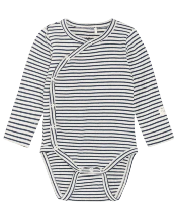 Langærmet Wrap Rib Body Vintage Indigo 56