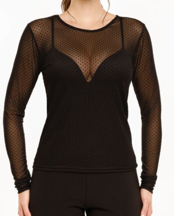 Liberté  -shirt Mesh Ls Black