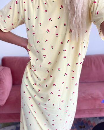 Liberte  -shirt Kjole Alma Cherry Print