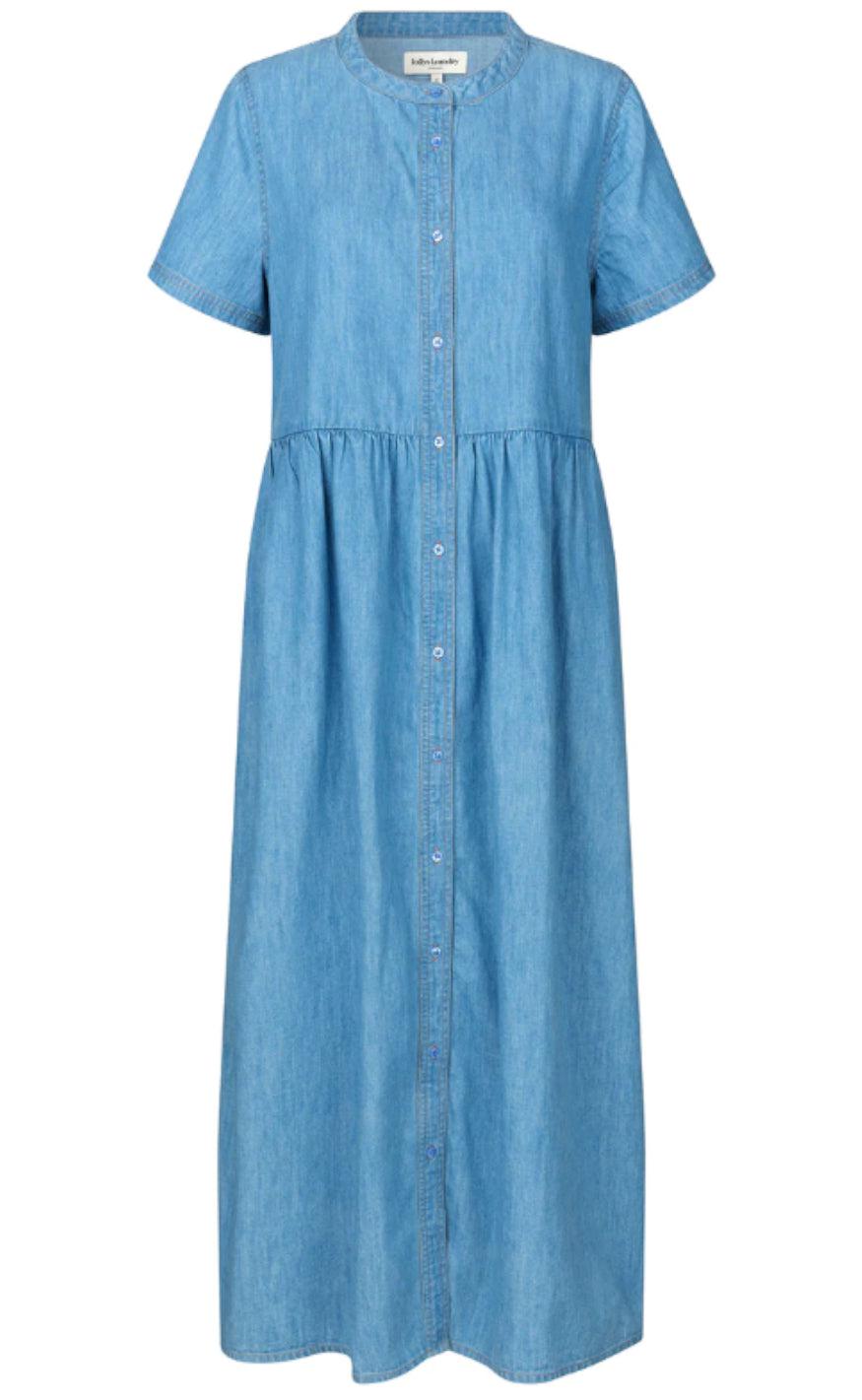Lollys Laundry Kjole Aliya Light Blue