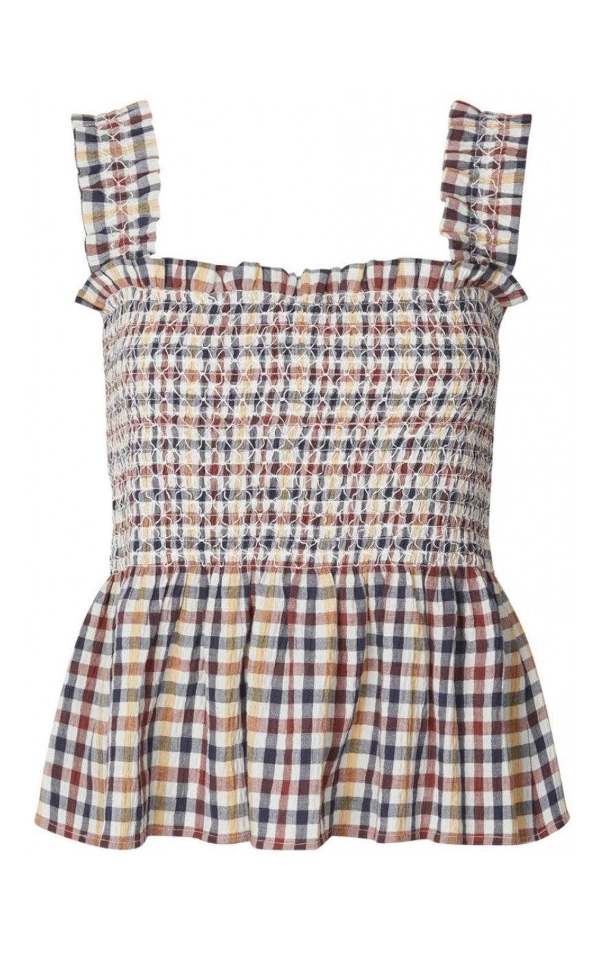 Lollys Laundry Top July Check Print