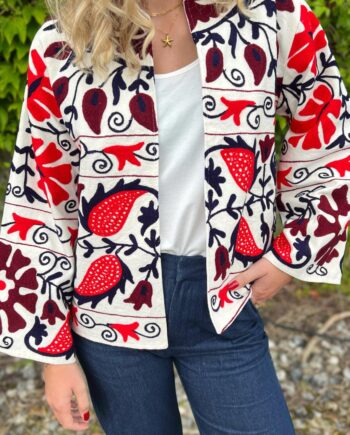 Love   Divine Jakke Love1169-  Cream Red