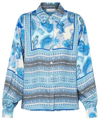 Love   Divine Skjorte Love1084 Blue Scarf