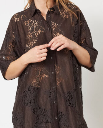 Love   Divine Skjorte Love971-     Chocolate