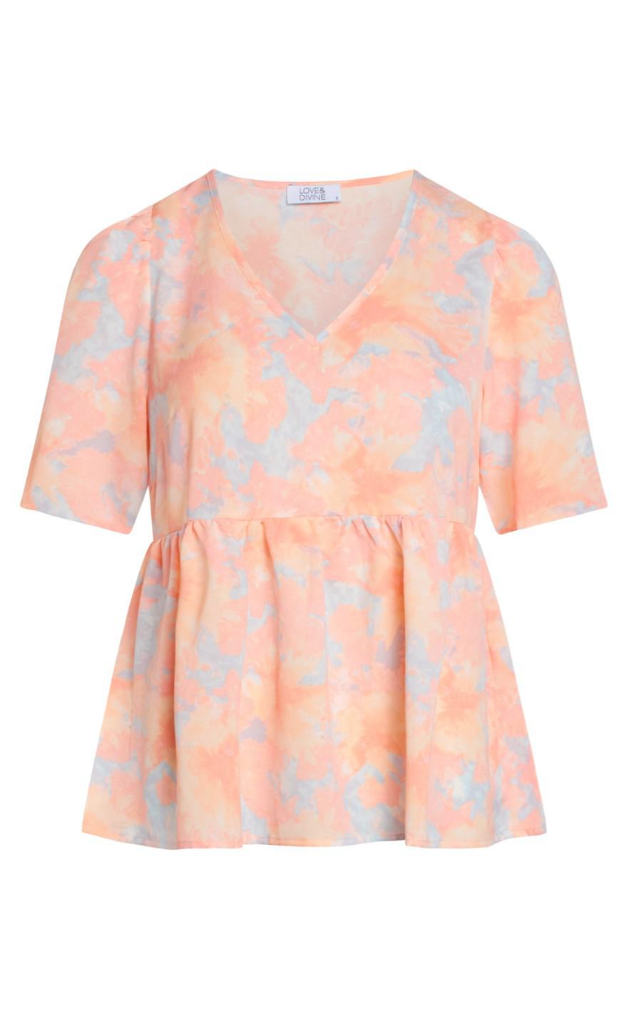 Love   Divine  -shirt Love572-  Multi   Coral