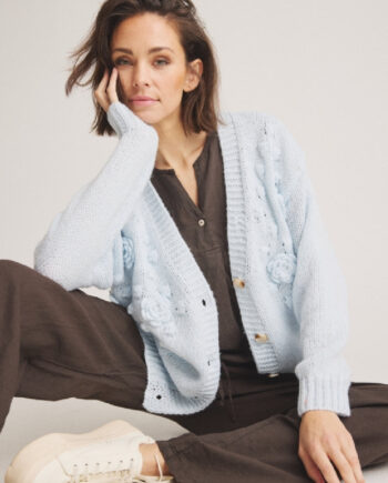 Luxzuz Cardigan Bendie Baby Blue