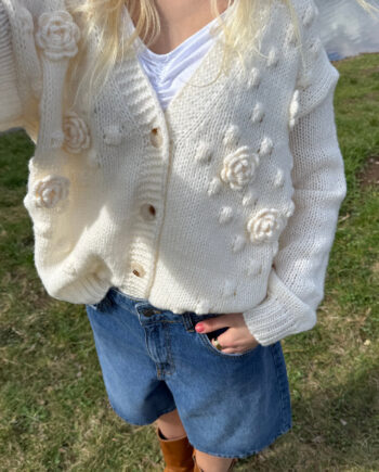 Luxzuz Cardigan Bendie Cream