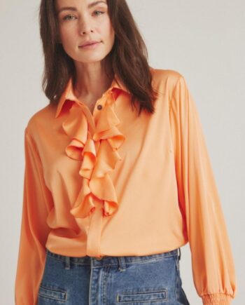 Luxzuz Skjorte Gertalia Apricot Wash
