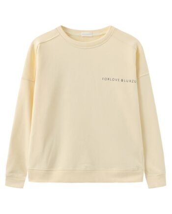 Luxzuz Sweat Lovelux Pastel Yellow