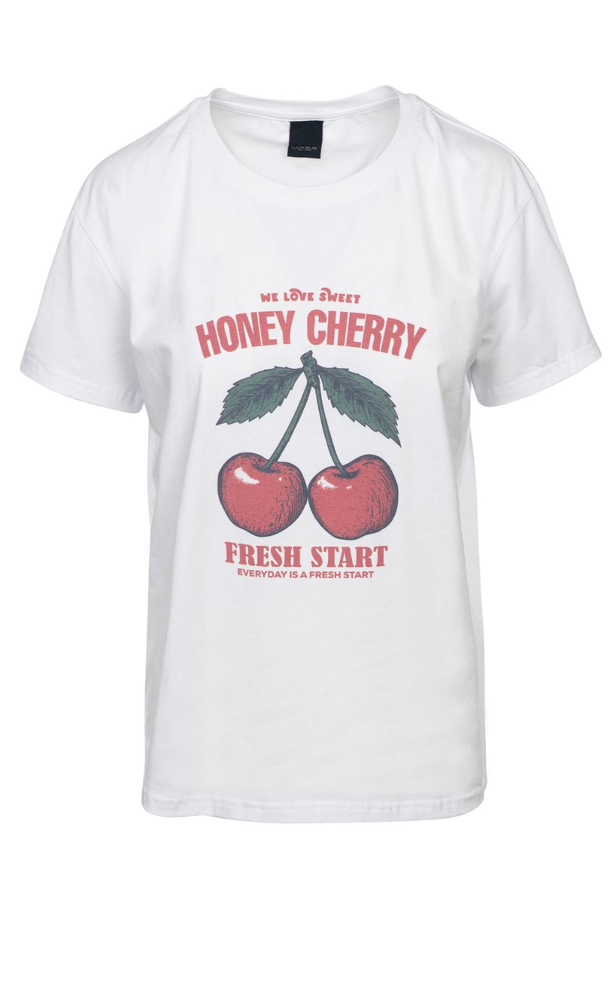 Luxzuz  -shirt Honche White