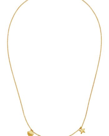Maanesten Halskæde Iluka Gold Colour