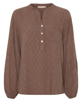 Marta Du Chateau Skjorte 8500 Chocolate Gold