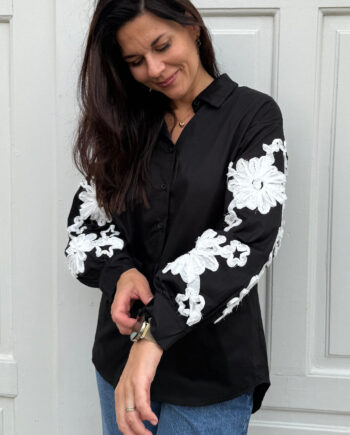 Marta Du Chateau Skjorte Gardenia Black