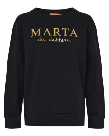 Marta Du Chateau Sweatshirt Annemette Black