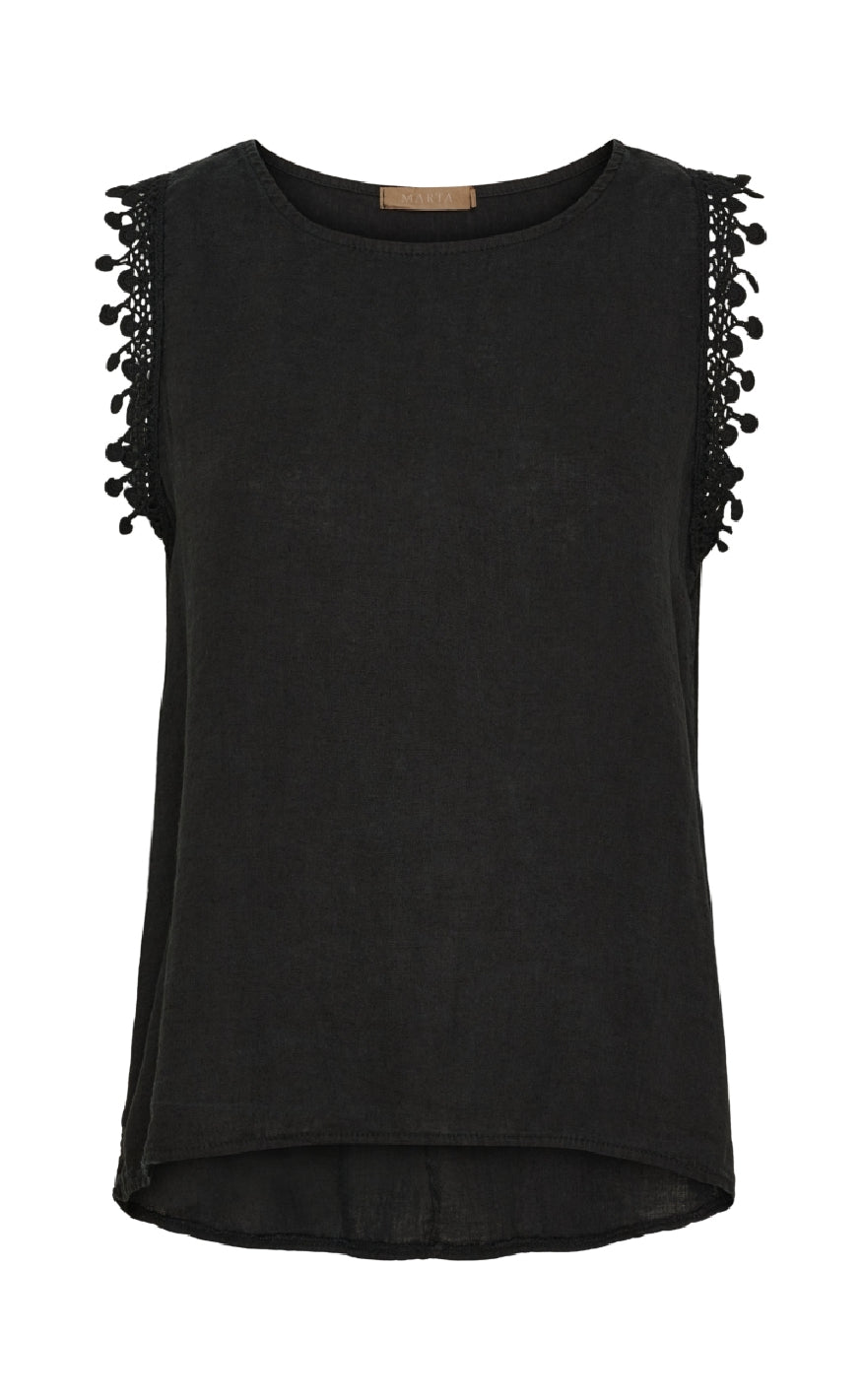 Marta Du Chateau Top Holly Black
