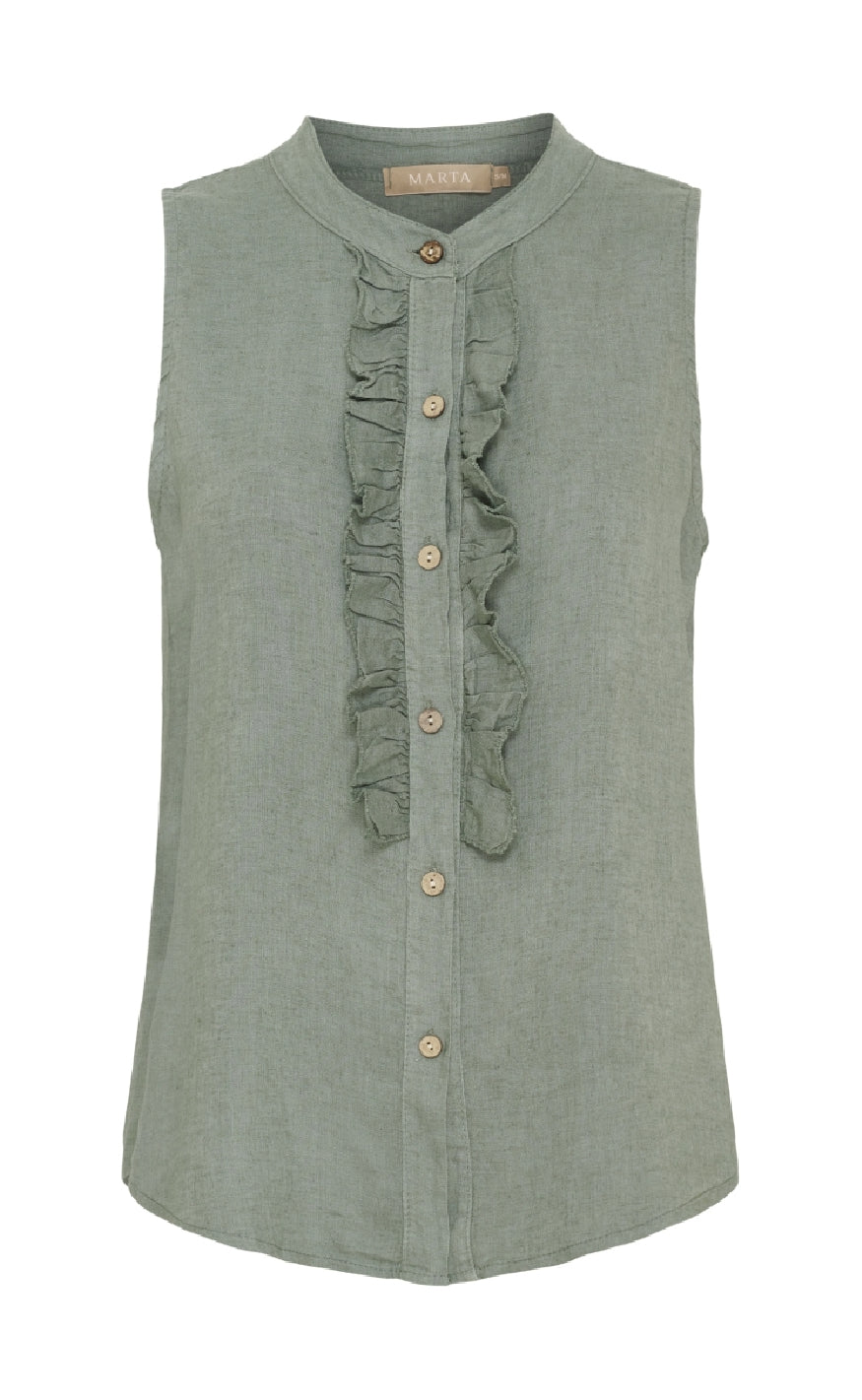 Marta Du Chateau Top Malene Military