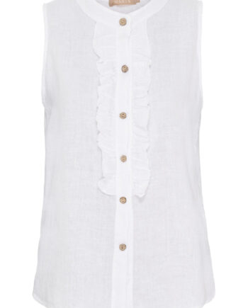 Marta Du Chateau Top Malene Optical White