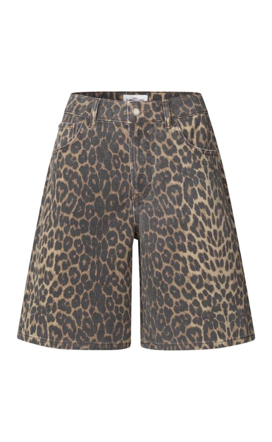 Mbym Shorts Talina-  Leopard Mist