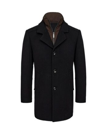 Mens Wool Coat Modern Fit