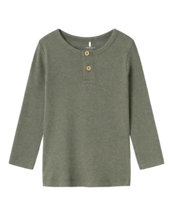 Name It Kab Langærmet Top Dusty Olive 92
