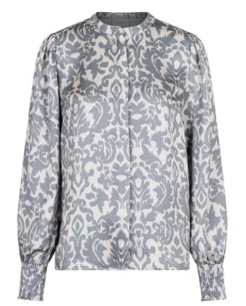 Neo Noir Blouse Kala Flower Blur Dusty Army