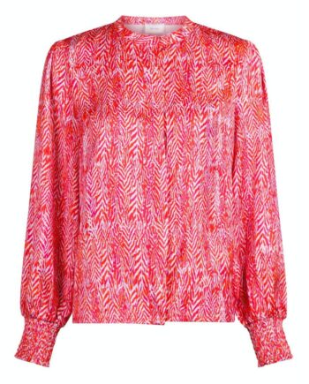 Neo Noir Bluse Kala Ditsy Glow Pink