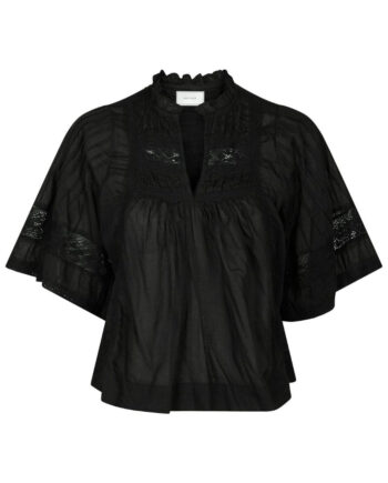 Neo Noir Bluse Siama   Voile Black