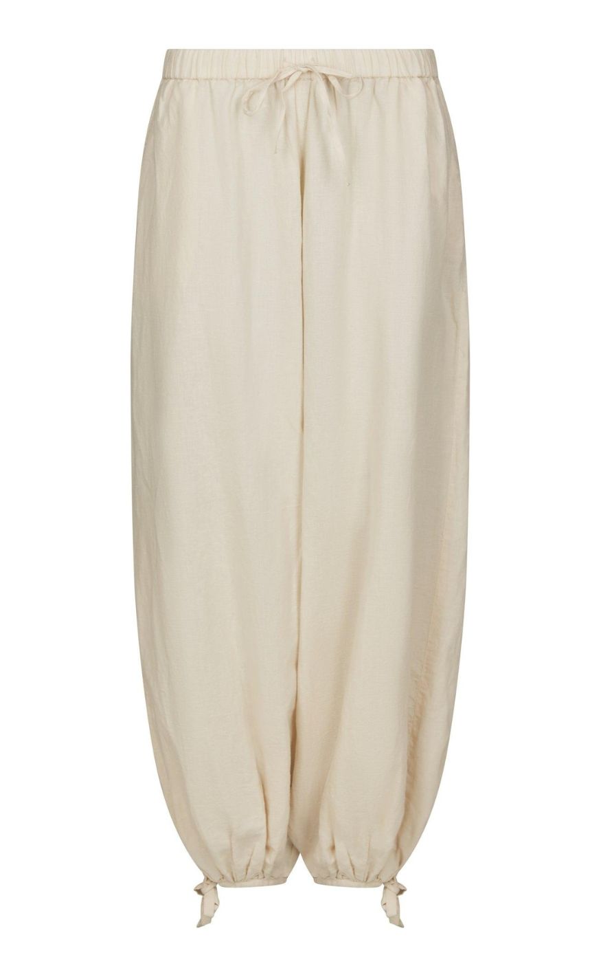 Neo Noir Bukser Roxane Balloon Linen Sand