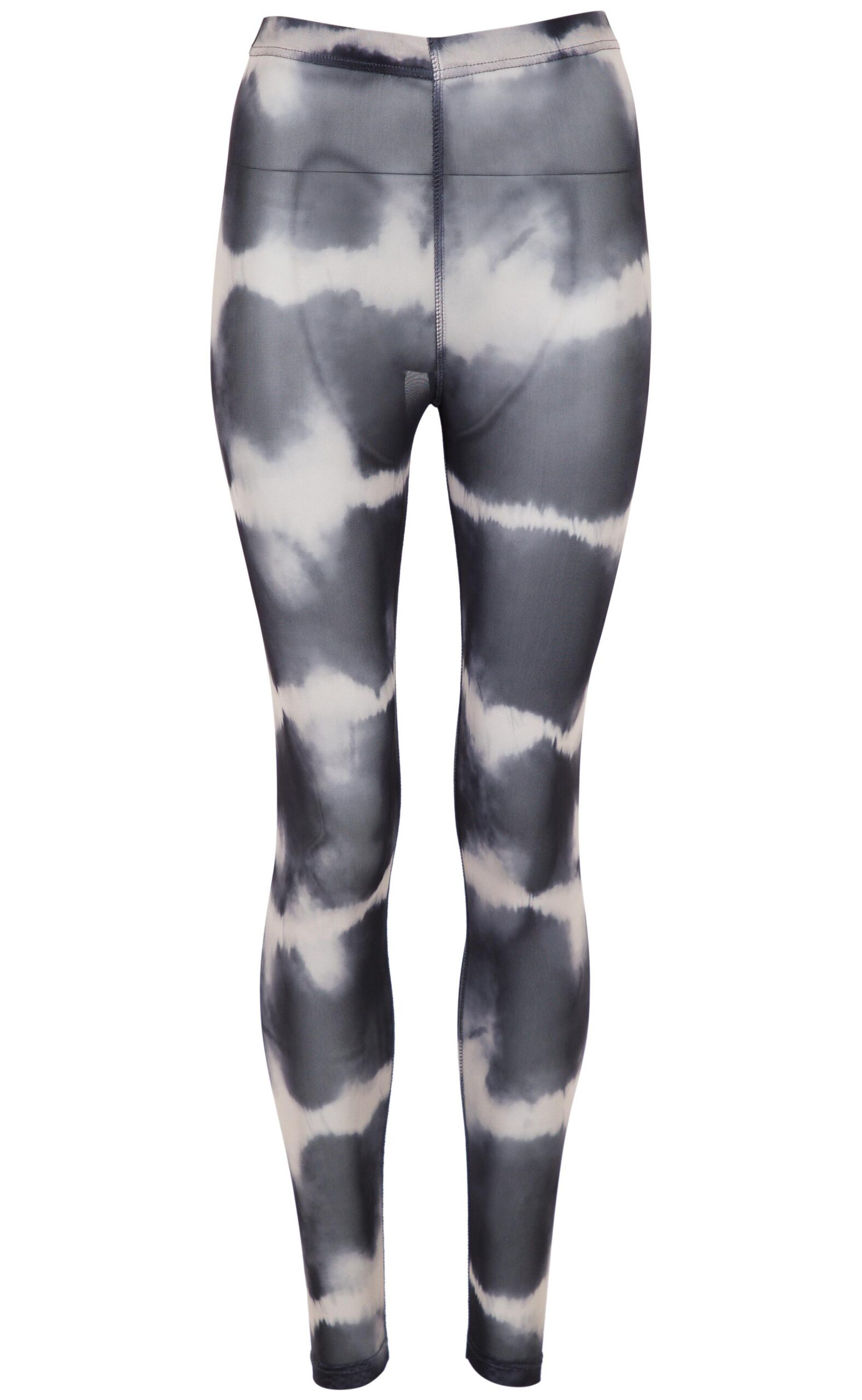 Neo Noir Leggings Jury Tie Die Mesh Antracit