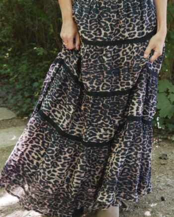 Neo Noir Nederdel Felicia Leopard