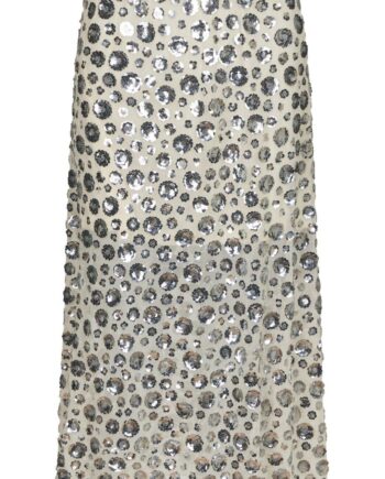 Neo Noir Nederdel Gilla Flower Sequins Creme