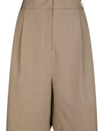 Neo Noir Shorts Nika Structure Dark Taupe