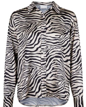 Neo Noir Skjorte Sonya Zebra Mocca