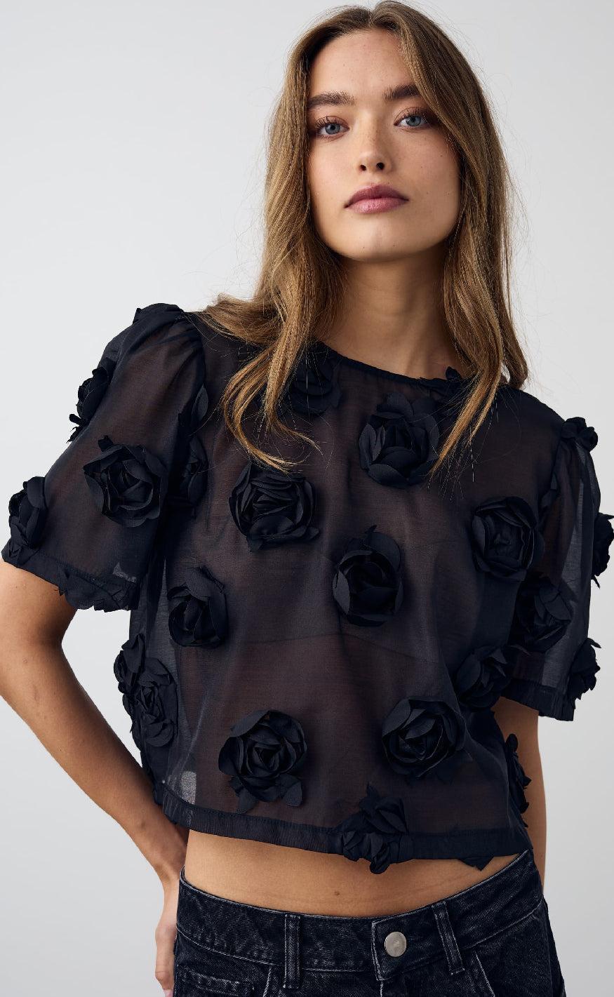 Noella Bluse Kerrin Black