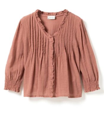 Noella Bluse Marin Red Clay
