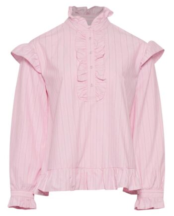 Noella Bluse Sally Light Pink Stripe