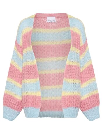 Noella  Cardigan Pacific Light Blue Rose Mix