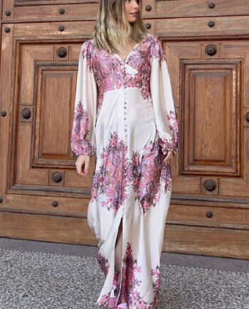 Noella Kjole Lilith Maxi Drusella Print