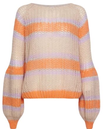 Noella Sweater Pacific Apricot Lavender Mix