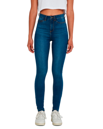 Noisy May Callie Dame Jeans Medium Blue Denim 32 30