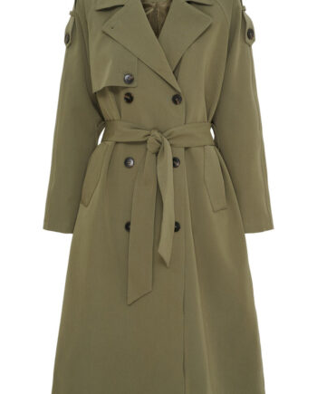 Notyz Jakke Regnjakke Trenchcoat Dusty Olive