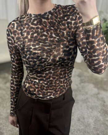 Only Bluse Canja Mesh Leo Chipmu
