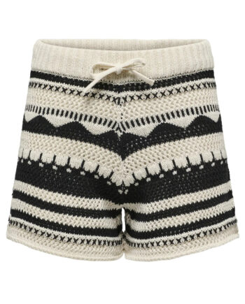Only Shorts Merida Life Ecru Black