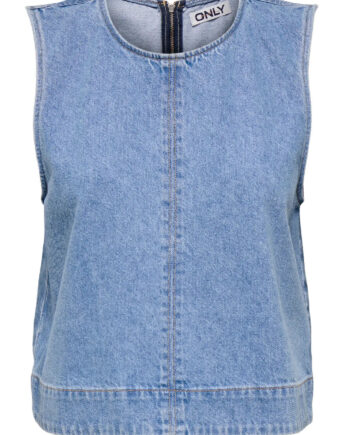 Only Top Dorsi Light Blue Denim