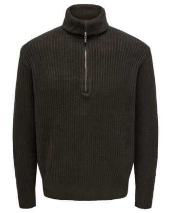 Onsframe Rlx Ls     Zip High Neck